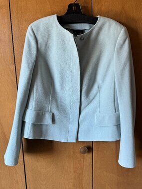 Akris Adriana Jacket Size 14 in color Stone Blue